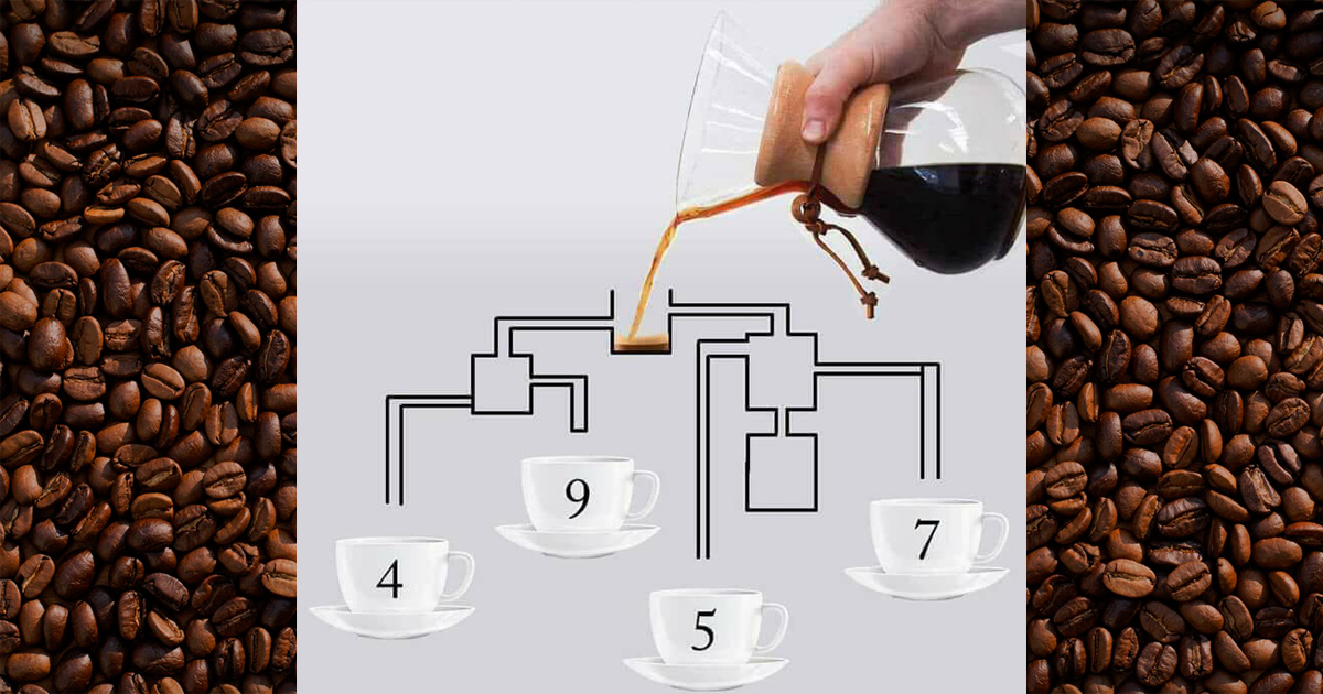 آزمون دقت با فنجان قهوه