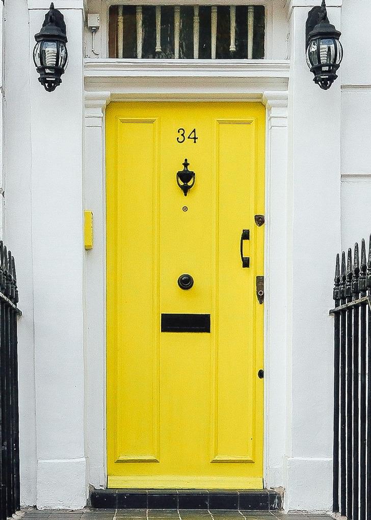 درب زرد در تست شخصیت شناسی تصویری درب های رنگی