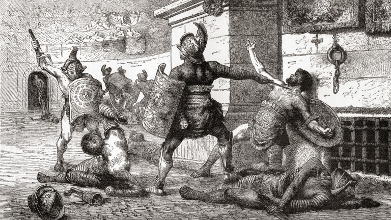 گلادیاتورها در روم باستان