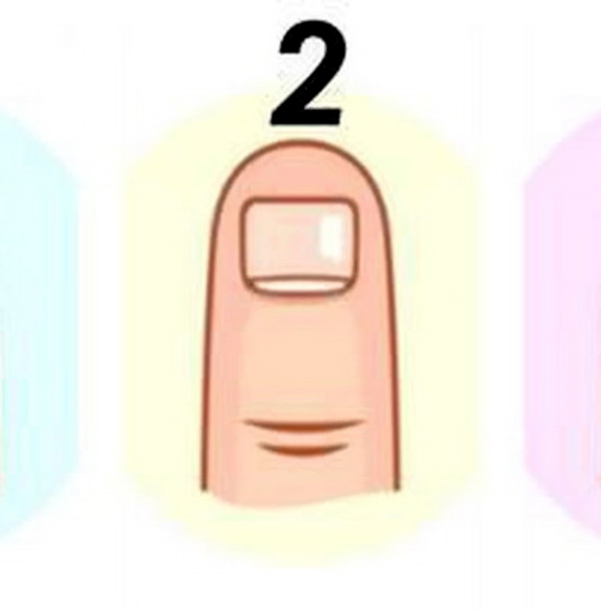 شکل ناخن شماره 2 در تست شخصیت شناسی براساس شکل ناخن