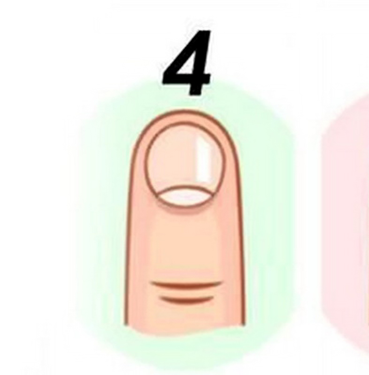 شکل ناخن شماره 4 در تست شخصیت شناسی براساس شکل ناخن