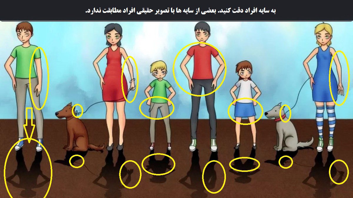 پاسخ اشتباه تصویر