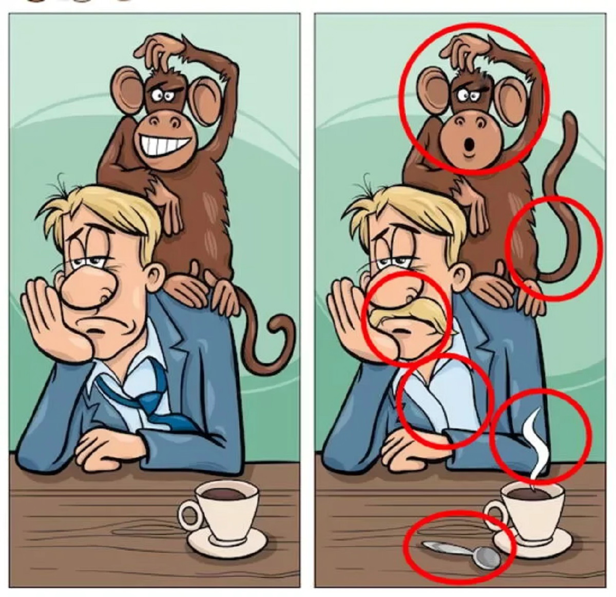 شناسایی تفاوت تصویر مرد و میمون
