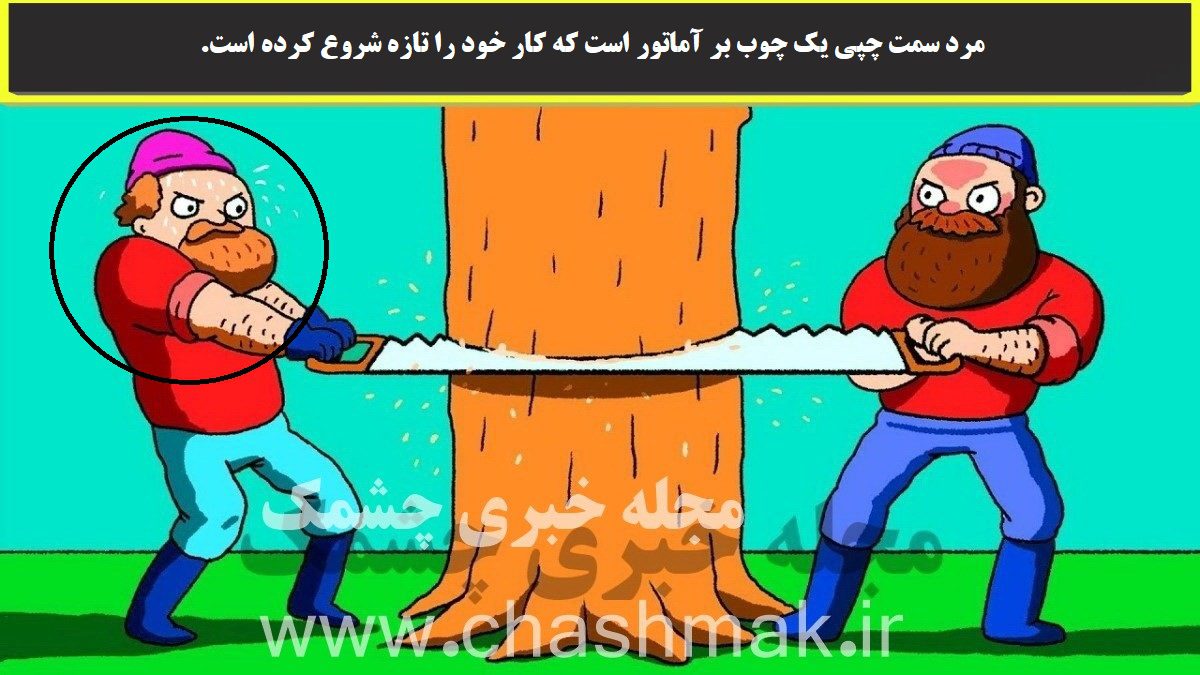 کدوم چوب بر، کارش رو خوب بلد نیست و آماتوره!؟