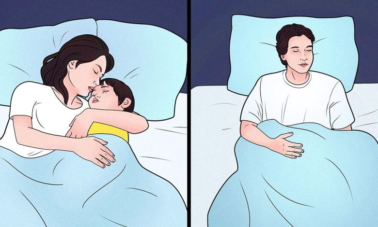 جدا خوابیدن زن و شوهر ژاپنی