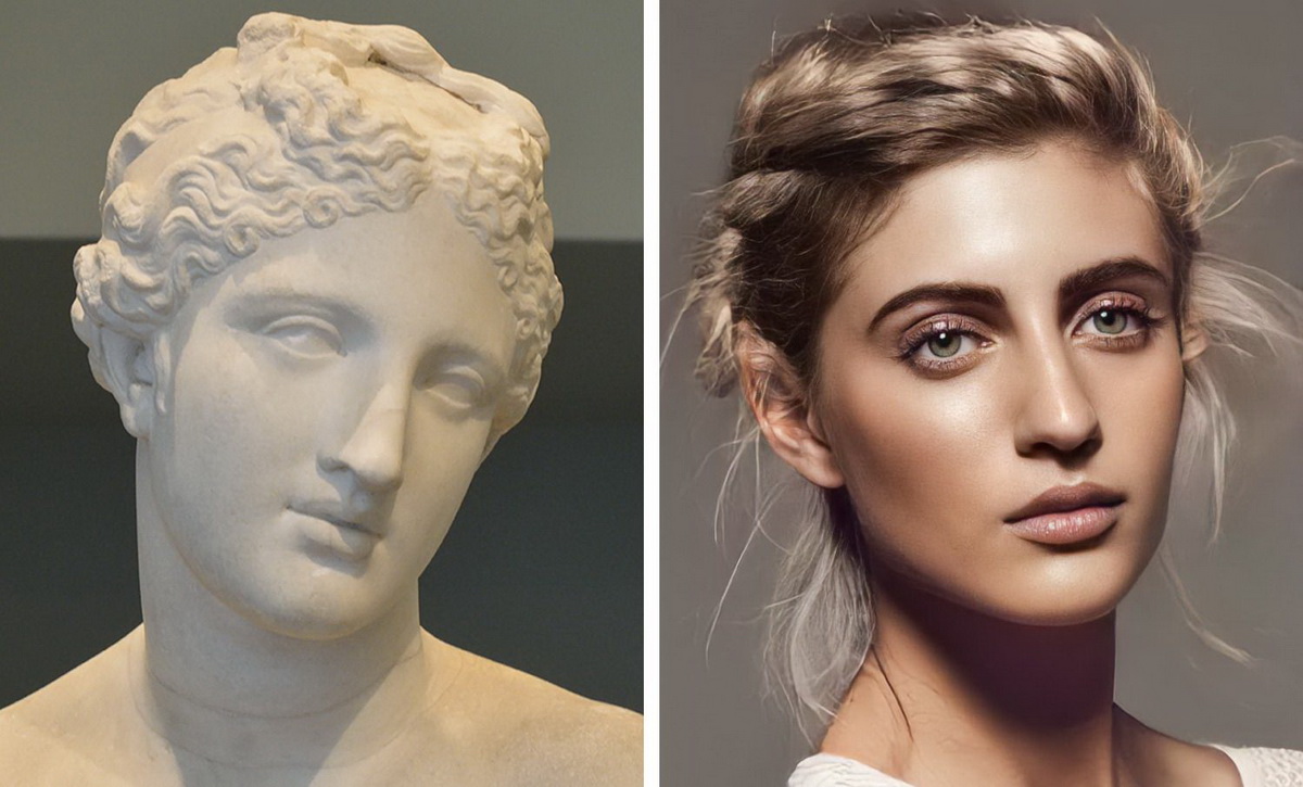 بازسازی چهره مجسمه و نقاشی های معروف