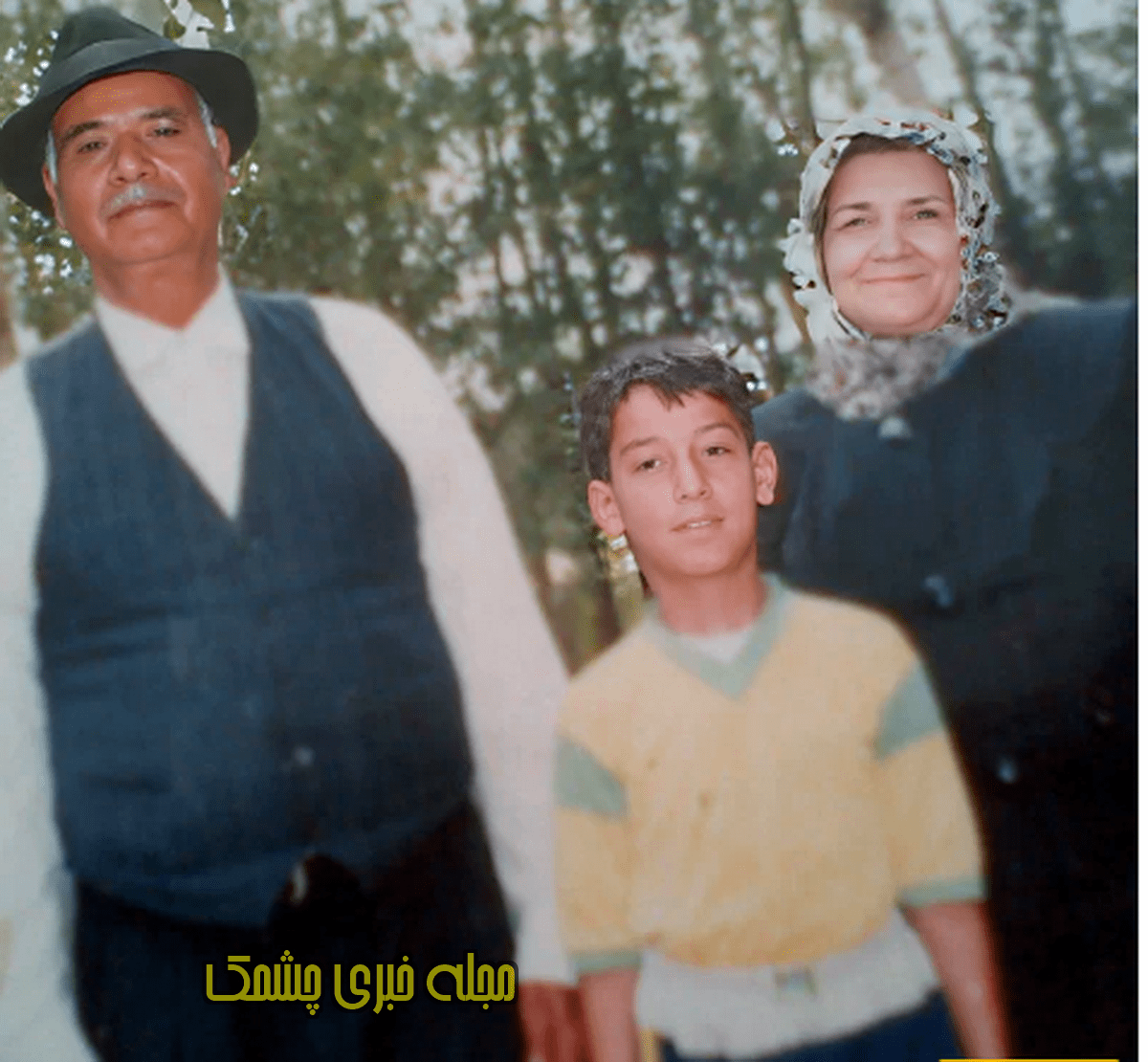 پدر و مادر بهرام افشاری