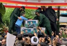 مراسم خاکسپاری رئیس جمهور شهید