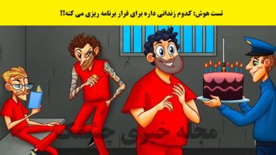 آزمون تصویری با تشخیص زندانی مشکوک