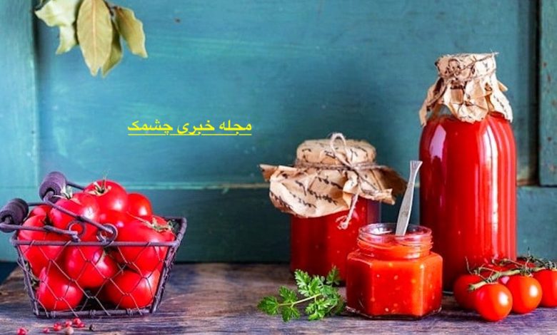 فریز کردن رب گوجه فرنگی خانگی