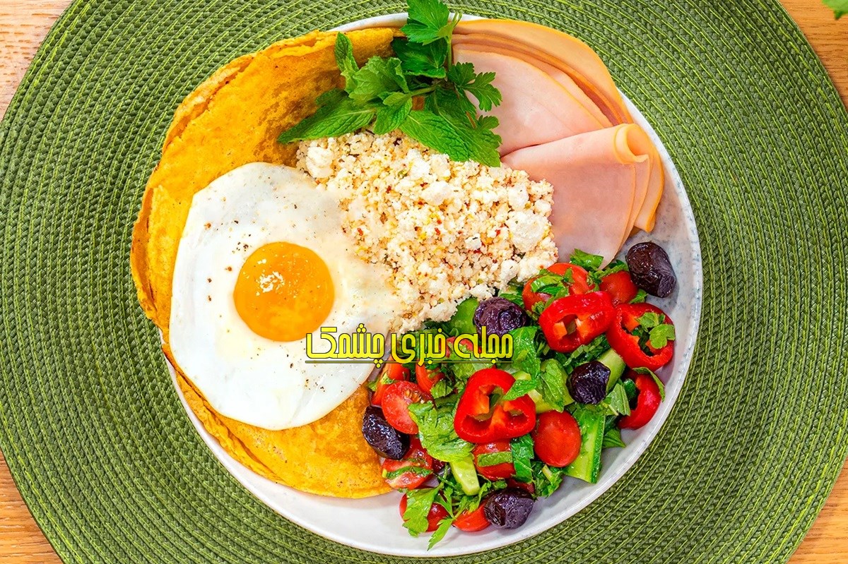 طرز تهیه صبحانه پنکیک عدس