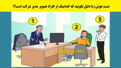 تست هوش با شناسایی مدیر شرکت