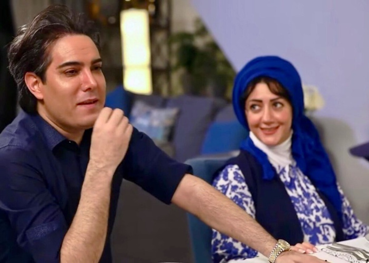 مونا کرمی و سپند امیر سلیمانی در شام ایرانی