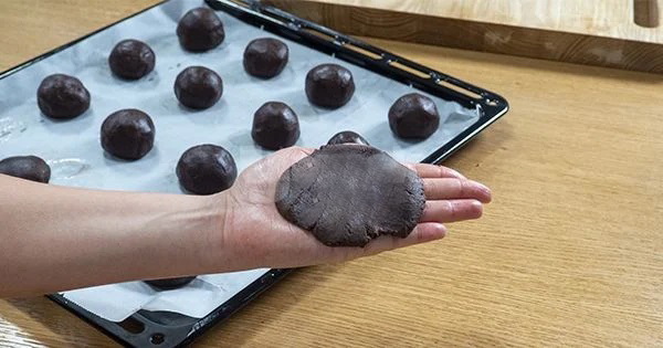 طرز تهیه کوکی دو رنگ