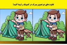 آزمون تفاوت های پسرک در کمپینگ