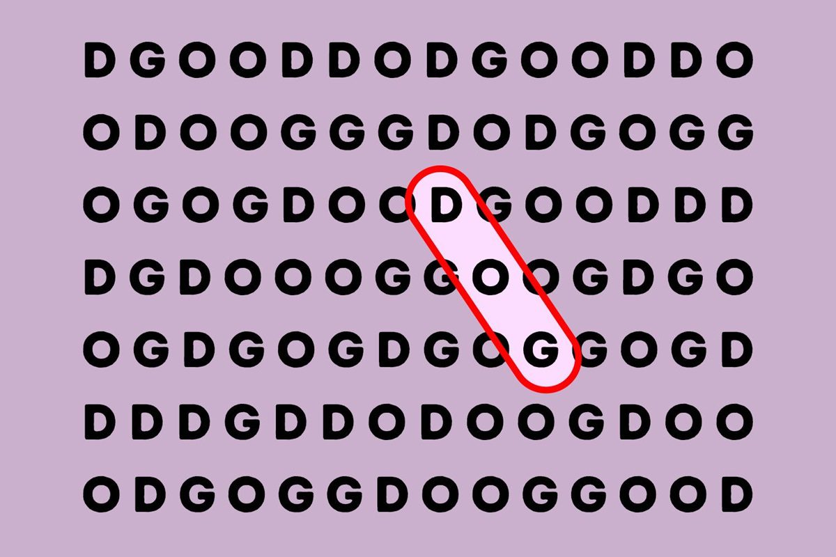 تست پیدا کردن کلمه DOG