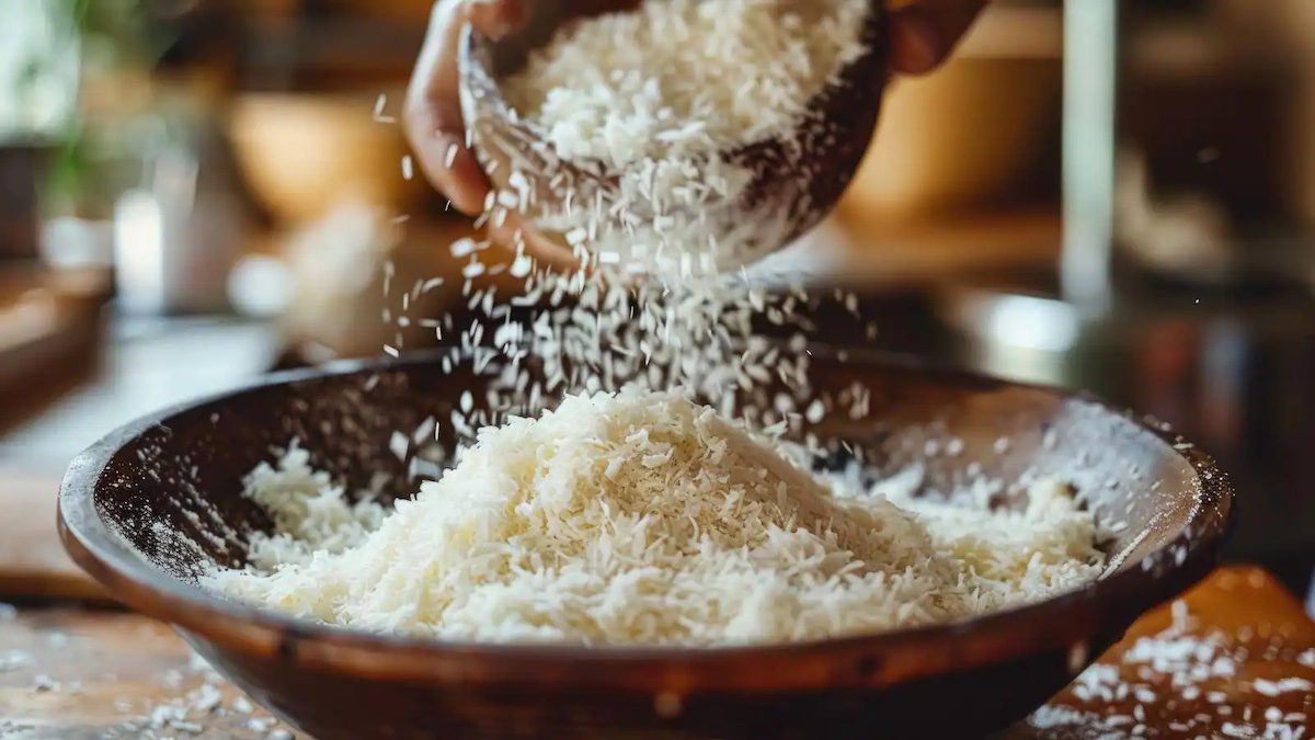 طرز تهیه آرد نارگیل