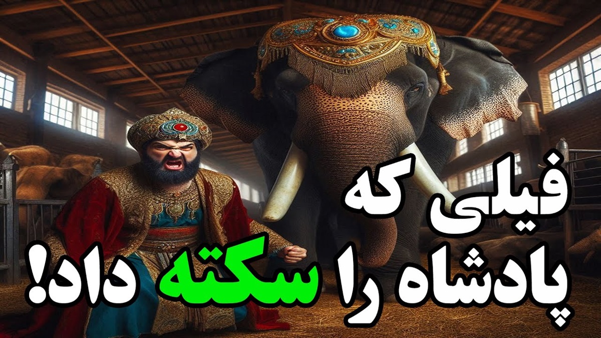 پادشاه با انصاف و تربیت فیل