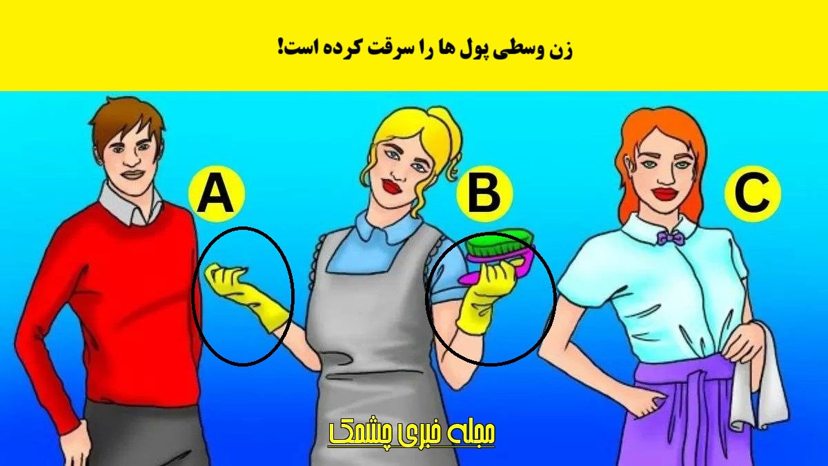 آزمون شناسایی سارق پول