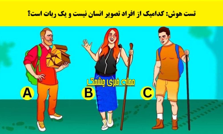 تست با شناسایی ربات شبه انسان