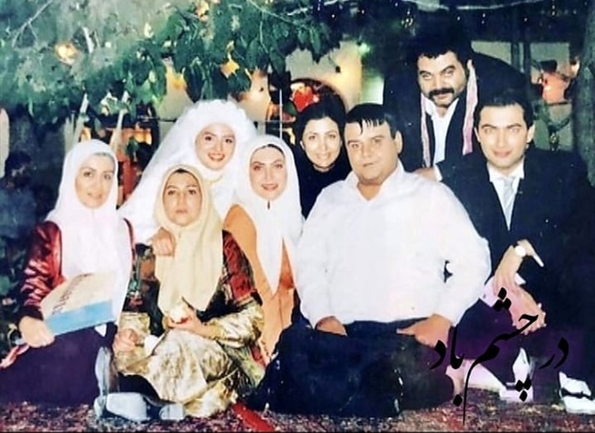 پشت صحنه سریال در چشم باد
