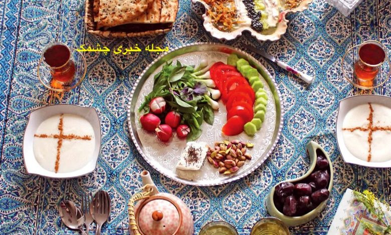 غذاهای مخصوص سحری