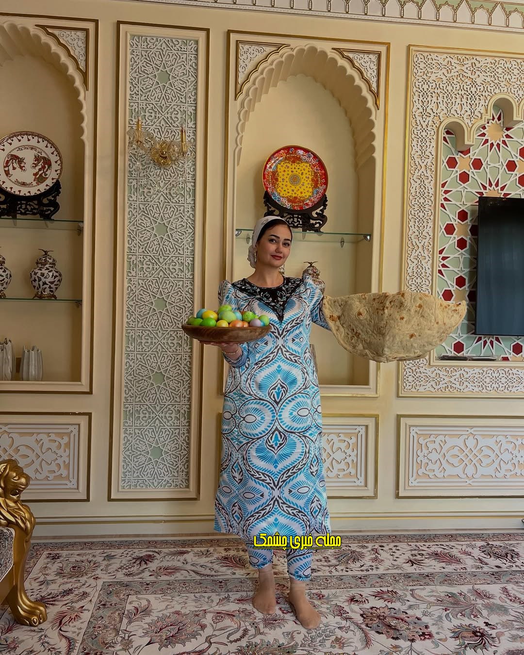 تهمینه رجبوا خواهر داماد نقی معمولی