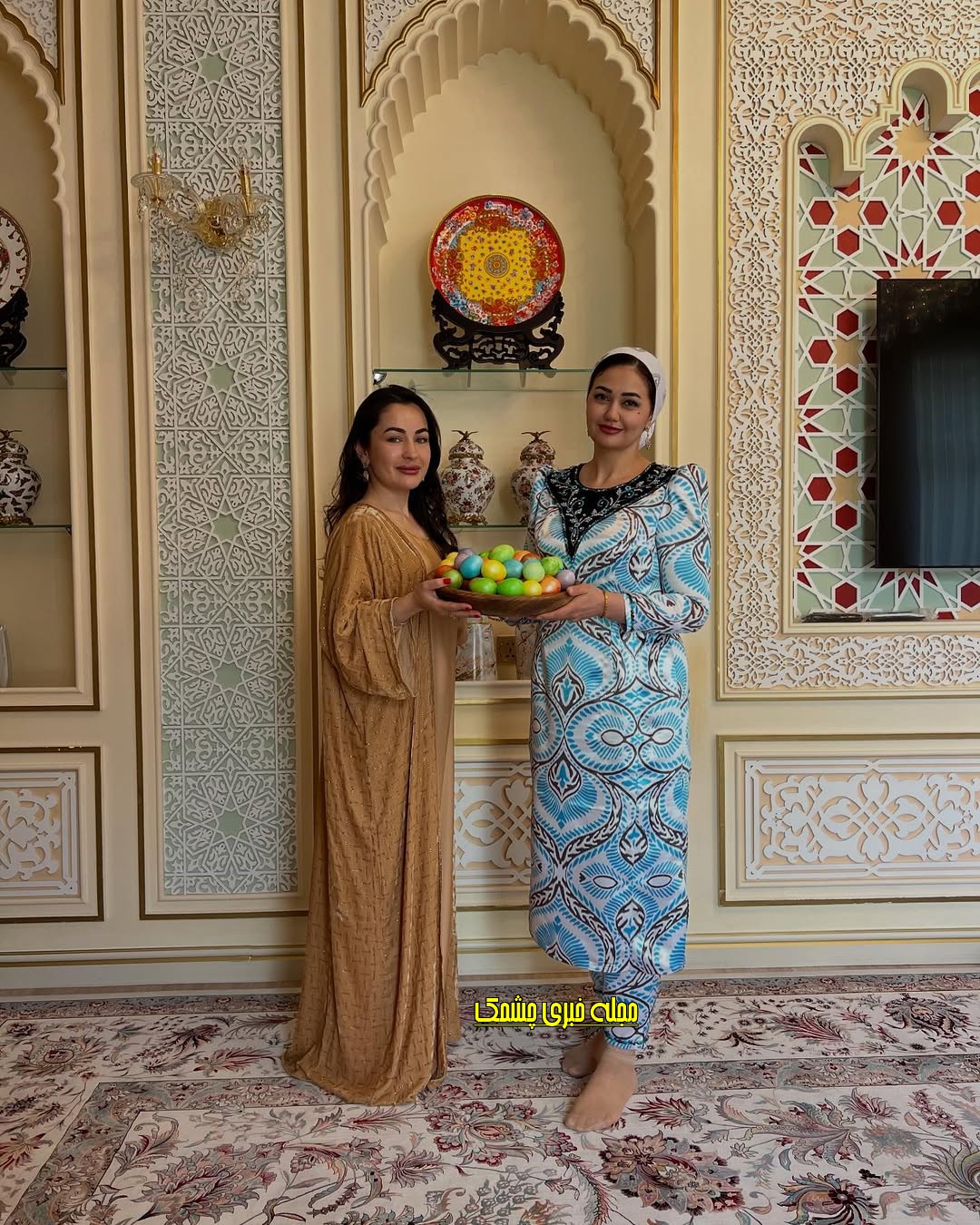 تهمینه رجبوا خواهر داماد نقی معمولی