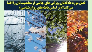 تست شخصیت با فصل مورد علاقه