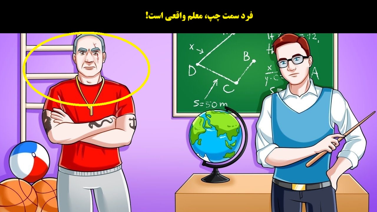 تست هوش با شناسایی معلم