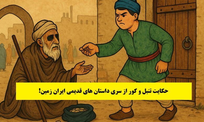 حکایت تنبل و کور