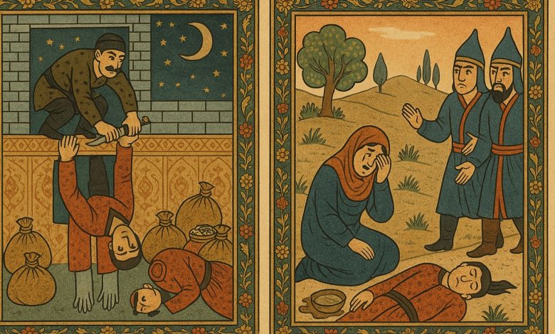 داستان دزد زیرک و دختر پادشاه