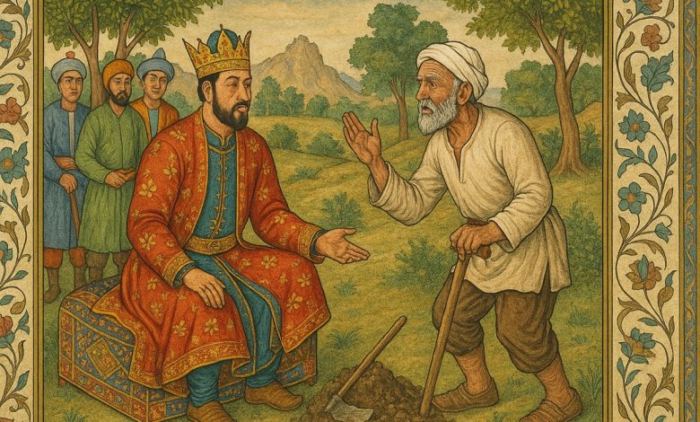 داستان وزیر نادان و دهقان دانا