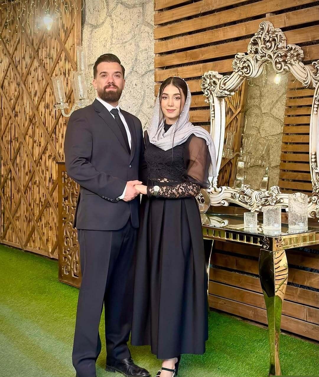 مرجان سلحشوری و همسرش مرجان سلحشوری و همسرش