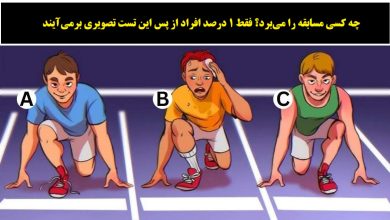 آزمون با شناسایی برنده مسابقه