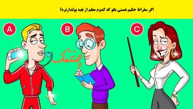 آزمون شناسایی معلم پولدار