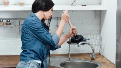 باز کردن گرفتگی سینک ظرفشویی