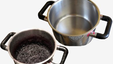 ترفند تمیز کردن قابلمه سوخته