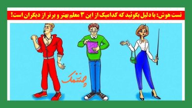 تست تصویری با شناسایی معلم برتر