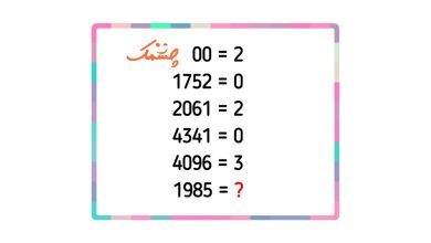 تست هوش با پیدا کردن عبارت ششم