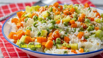 طرز تهیه سبزی پلو رژیمی