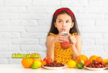 محدودیت مصرف آب میوه برای کودکان