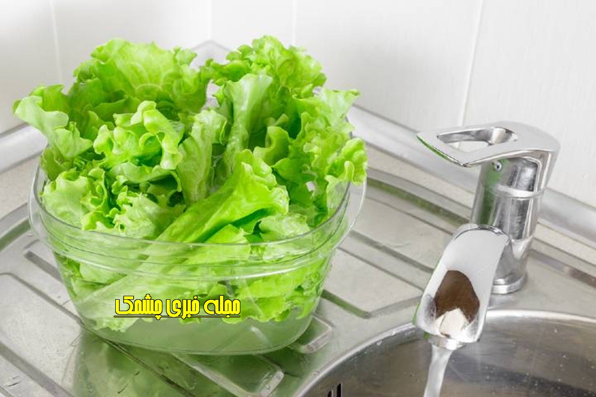نحوه شستن سبزیجات