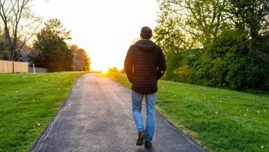 پیاده روی در صبح یا عصر