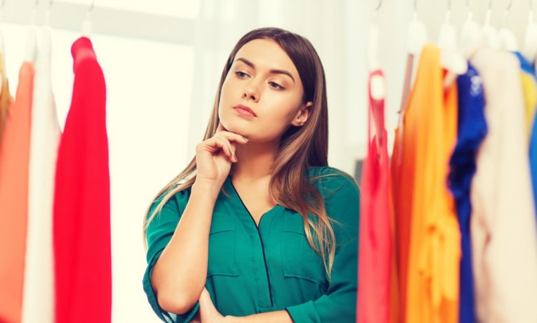 تضاد رنگ ها در لباس پوشیدن