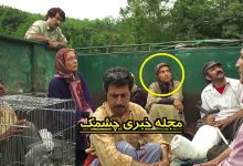 محیا دهقانی با موهای طلایی