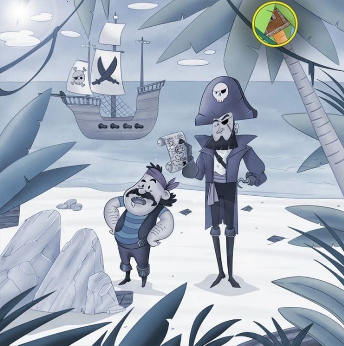 آزمون تصویری گنج جزیره