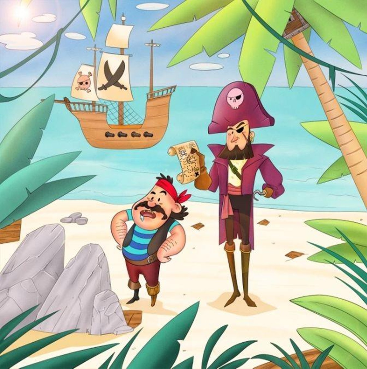 آزمون تصویری گنج جزیره