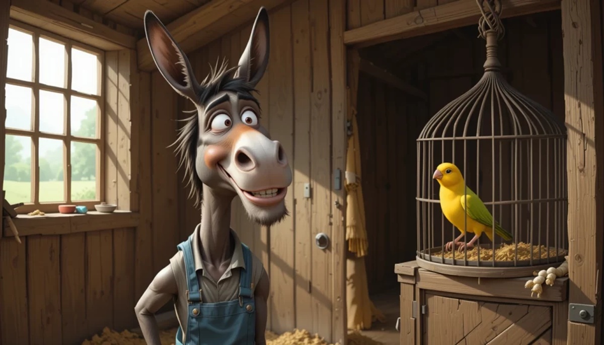 داستان زیبای الاغ آواز خوان