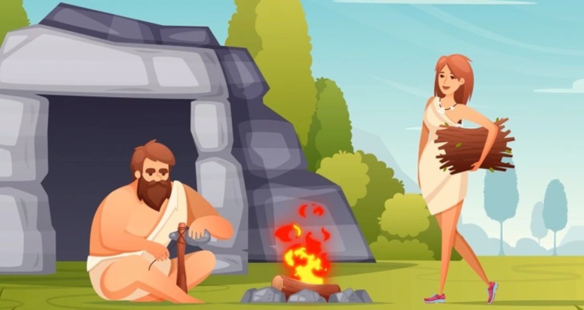 آزمون اشتباه تصویر زن و مرد غارنشین